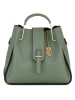 Lucca Baldi Leder-Henkeltasche "Vinci" in Mint - (B)33 x (H)28 x (T)13 cm