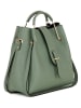 Lucca Baldi Leren handtas "Vinci" mintgroen - (B)33 x (H)28 x (D)13 cm