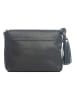 Lucca Baldi Leren schoudertas "Bagni" zwart - (B)25 x (H)17 x (D)7 cm