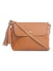 Lucca Baldi Leder-Umhängetasche "Bagni" in Hellbraun - (B)25 x (H)17 x (T)7 cm