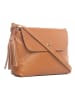 Lucca Baldi Leder-Umhängetasche "Bagni" in Hellbraun - (B)25 x (H)17 x (T)7 cm