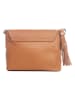 Lucca Baldi Leder-Umhängetasche "Bagni" in Hellbraun - (B)25 x (H)17 x (T)7 cm