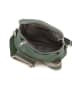 Lucca Baldi Leren schoudertas "Favara" groen - (B)24 x (H)19 x (D)7 cm