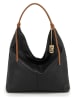 Lucca Baldi Skórzana torebka "Taranto" w kolorze czarnym - 44 x 32 x 5 cm