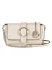 Pia Sassi Leder-Umhängetasche "Monte Soro" in Creme - (B)20 x (H)12 x (T)6 cm