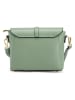 Pia Sassi Leder-Umhängetasche "La Marmora" in Mint - (B)25 x (H)19 x (T)8 cm