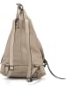Anna Morellini Leren rugzak "Aureliana" beige - (B)42 x (H)55 x (D)16 cm