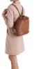 Anna Morellini Leren schoudertas "Ylenia" cognackleurig - (B)39 x (H)30 x (D)16 cm