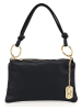 Anna Morellini Leder-Henkeltasche "Erenza" in Schwarz - (B)25,5 x (H)16 x (T)2 cm