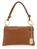 Anna Morellini Leren handtas "Erenza" lichtbruin - (B)25,5 x (H)16 x (D)2 cm