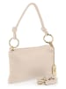 Anna Morellini Leren schoudertas "Erenza" beige - (B)25,5 x (H)16 x (D)2 cm