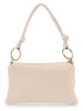 Anna Morellini Leder-Schultertasche "Erenza" in Beige - (B)25,5 x (H)16 x (T)2 cm