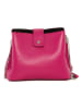 Mia Tomazzi Leren schoudertas "Cipria" roze - (B)21 x (H)17 x (D)10 cm