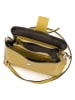 Mia Tomazzi Leder-Umhängetasche "Cipria" in Gelb - (B)21 x (H)17 x (T)10 cm