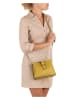 Mia Tomazzi Leren schoudertas "Cipria" geel - (B)21 x (H)17 x (D)10 cm