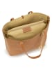 Mia Tomazzi Leder-Shopper "Zanardelli" in Hellbraun - (B)45 x (H)30 x (T)12 cm