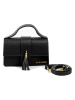 Lia Biassoni Leren handtas zwart - (B)20 x (H)13 x (D)6 cm