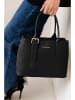 Lia Biassoni Leren handtas zwart - (B)33 x (H)25 x (D)11 cm