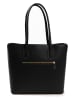 Lia Biassoni Leder-Schultertasche in Schwarz - (B)34 x (H)29 x (T)12 cm