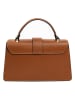 Lia Biassoni Leder-Henkeltasche in Hellbraun - (B)25 x (H)16 x (T)8 cm