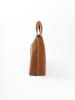 Lia Biassoni Leder-Shopper "Pedogna" in Camel - (B)46 x (H)32 x (T)12 cm