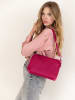 Anna Morellini Leder-Umhängetasche " Orlanda" in Pink - (B)29 x (H)23 x (T)12 cm