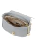 Anna Morellini Leren schoudertas "Iseppa" grijs - (B)24 x (H)21 x (D)9 cm