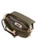 Anna Morellini Leren schoudertas "Iseppa" kaki - (B)24 x (H)9 x (D)21 cm