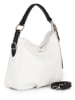 Anna Morellini Leren schoudertas "Noemi1" wit - (B)30,5 x (H)26 x (D)9 cm