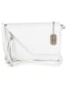 Anna Morellini Skórzana torebka "Lola" w kolorze białym - 24 x 18 x 6 cm