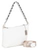 Anna Morellini Leren schoudertas "Orsola" wit - (B)28 x (H)19 x (D)7 cm