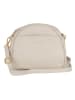 Anna Morellini Leren schoudertas "Virgilia" beige - (B)22 x (H)19 x (D)10 cm