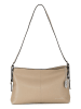 Anna Morellini Leren schoudertas "Brigida" beige - (B)36 x (H)24 x (D)9 cm