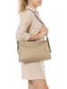 Anna Morellini Leren schoudertas "Brigida" beige - (B)36 x (H)24 x (D)9 cm