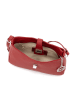 Mia Tomazzi Skórzana torebka "Cuneo" w kolorze czerwonym - 23 x 13 x 7 cm