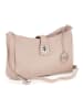 Mia Tomazzi Leren schoudertas "Cuneo" lichtroze - (B)23 x (H)13 x (D)7 cm