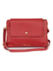 Mia Tomazzi Leren schoudertas "Bardolino" rood - (B)28 x (H)19 x (D)13 cm