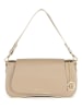 Mia Tomazzi Skórzana torebka "Zambaldi" w kolorze beżowym - 31 x 17 x 10 cm