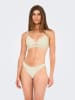 ONLY 3er-Set: Slips in Creme