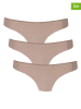ONLY 3er-Set: Slips in Taupe
