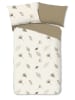 Good Morning Bettwäsche-Set "Saar" in Creme/ Beige