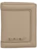 Burkely Leder-Geldbörse "Beloved Bailey" in Taupe - (B)8 x (H)10 x (T)1 cm