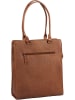 Burkely Leren handtas "Casual Carly" cognac - (B)33,5 x (H)39 x (D)12 cm