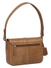 Burkely Skórzana torebka "Cool Colbie" w kolorze jasnobrązowym - 22 x 16 x 7 cm