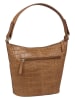 Burkely Leder-Schultertasche "Cool Colbie" in Cognac - (B)20 x (H)27 x (T)12 cm