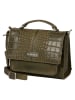 Burkely Leder-Henkeltasche "Cool Colbie" in Khaki - (B)20 x (H)15 x (T)8 cm