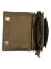 Burkely Leder-Henkeltasche "Cool Colbie" in Khaki - (B)20 x (H)15 x (T)8 cm