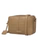 Burkely Leder-Umhängetasche "Cool Colbie" in Beige - (B)20 x (H)15 x (T)8 cm