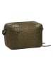 Burkely Leder-Umhängetasche "Cool Colbie" in Khaki - (B)20 x (H)15 x (T)8 cm