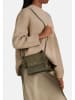 Burkely Leder-Umhängetasche "Cool Colbie" in Khaki - (B)18 x (H)19 x (T)6 cm